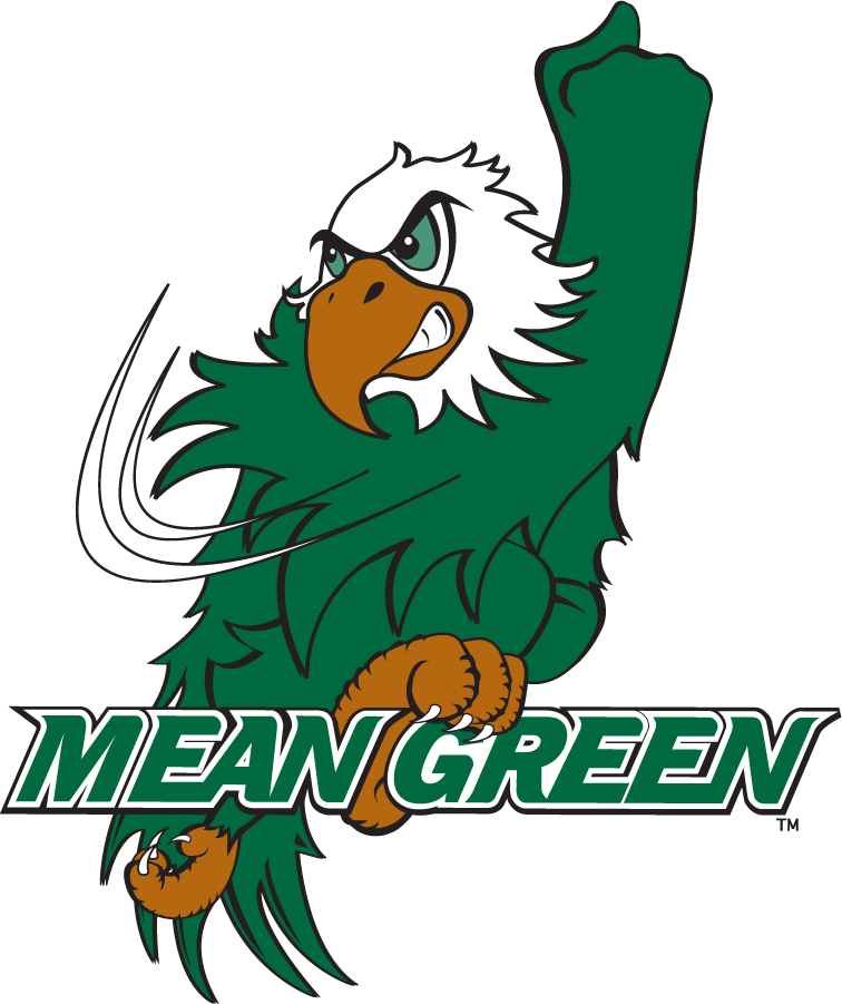 North Texas Mean Green 2003-2005 Mascot Logo v2 iron on transfers for T-shirts